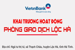 Ngân hàng TMCP khai trương hoạt động phòng giao dịch Lộc Hà