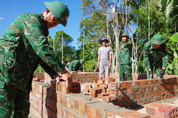 Ngôi nhà ấm tình quân dân nơi biên giới Hà Tĩnh