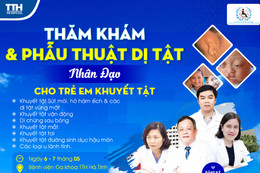 TTH Hà Tĩnh khám sàng lọc và phẫu thuật dị tật nhân đạo cho trẻ em khuyết tật