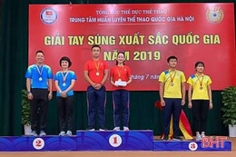 Hà Tĩnh giành 2 huy chương tại Giải Tay súng xuất sắc quốc gia năm 2019