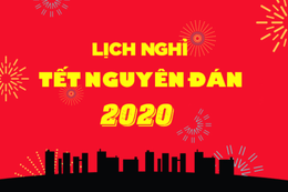 Các ngày nghỉ lễ Tết năm 2020