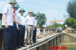 Hà Tĩnh chủ động các phương án chống hạn kịp thời, hiệu quả