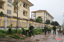 TP Hà Tĩnh tạo cảnh quan môi trường cho tuyến đường vành đai đô thị Bắc