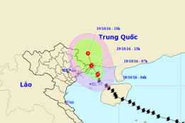 Bão số 7 suy yếu thành Áp thấp nhiệt đới