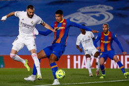 Kết quả Real 2-1 Barca: Messi câm lặng, Real leo lên đầu bảng