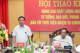 Thực hiện hiệu quả, thực chất việc học tập và làm theo Bác