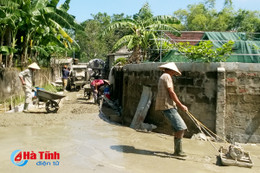 Hà Tĩnh làm mới 15,59 km đường giao thông nông thôn