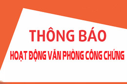 Văn phòng công chứng Hồ Thanh Lộc đi vào hoạt động