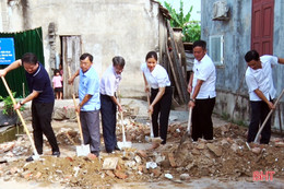 Khởi công xây nhà ở cho hộ nghèo ở Nghi Xuân