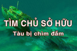 Tìm chủ sở hữu tàu bị chìm đắm