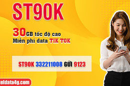 Gói cước Viettel ST90K - thỏa sức xem TikTok không giới hạn