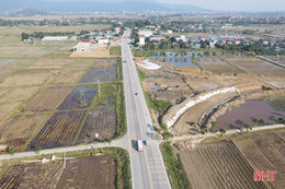 Đảm bảo an toàn giao thông khi thi công nút giao cao tốc Bắc - Nam đoạn qua Hà Tĩnh