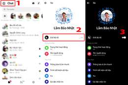 Facebook Messenger có chế độ tối - Dark Mode