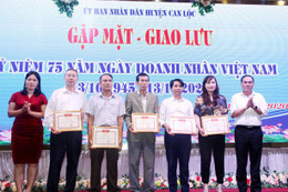 Can Lộc và Hương Khê gặp mặt, tôn vinh doanh nghiệp, HTX tiêu biểu