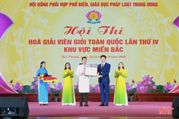 Hà Tĩnh nhất Hội thi Hòa giải viên giỏi khu vực miền Bắc