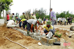 Thạch Hải ra quân 90 ngày cao điểm xây dựng nông thôn mới