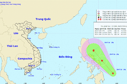 Khả năng xuất hiện bão hướng về Biển Đông