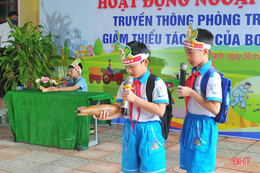 Học sinh Hương Khê thi tài phòng tránh tai nạn bom mìn