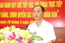 Vũ Quang tiếp tục phát huy hiệu quả quy chế đối thoại với Nhân dân