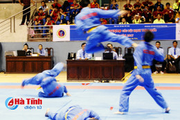 VĐV Hà Tĩnh sớm giành HCV Giải các đội mạnh Vovinam toàn quốc