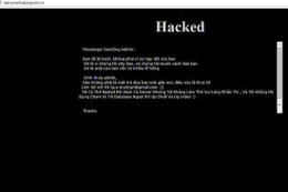 Hacker tấn công vào website sân bay Tân Sơn Nhất để lại cách thức liên lạc