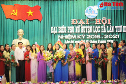 Đại hội Hội LHPN huyện Lộc Hà nhiệm kỳ 2016-2021