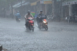 Gió mùa về, Bắc Trung Bộ sẽ chuyển mưa rào, có điểm mưa vừa, mưa to