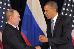 Tổng thống Mỹ Obama gặp người đồng cấp Nga Putin tại Trung Quốc