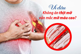 Vì sao gầy vẫn bị máu nhiễm mỡ?