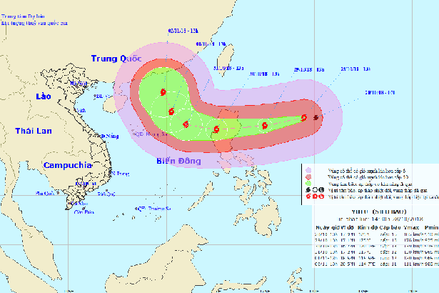 Trung ương chỉ đạo ứng phó với siêu bão Yutu