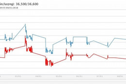 Giá vàng hôm nay: Giá vàng giảm khi đồng USD vẫn chứng tỏ sức mạnh