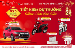 Agribank Chi nhánh Hà Tĩnh triển khai tiết kiệm dự thưởng “Mừng xuân Quý Mão”