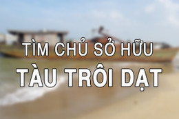 Tìm chủ sở hữu tàu trôi dạt