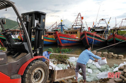 Các địa phương ở Hà Tĩnh chủ động ứng phó với bão CONSON