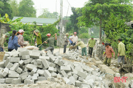 Dân vận khéo thúc đẩy xây dựng nông thôn mới Hà Tĩnh