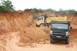 Hà Tĩnh đấu giá thành công 17 mỏ khoáng sản làm vật liệu xây dựng