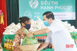 “Siêu thị hạnh phúc 0 đồng” đến với người nghèo Kỳ Anh