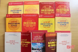 Can Lộc gấp rút hoàn thành biên soạn lịch sử đảng bộ trước khi sáp nhập xã