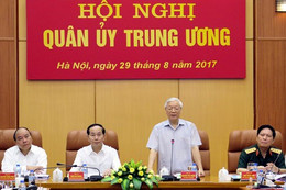 Tổng Bí thư Nguyễn Phú Trọng chủ trì Hội nghị Quân ủy Trung ương