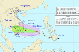 Áp thấp nhiệt đới có khả năng mạnh thành bão nhắm vào các tỉnh Nam bộ