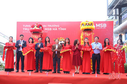 MSB chi nhánh Hà Tĩnh khai trương trụ sở mới