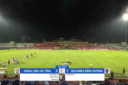 [Highlights] Hồng Lĩnh Hà Tĩnh - B. Bình Dương: Siêu phẩm sút xa