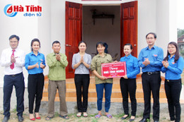 Agribank Hà Tĩnh bàn giao nhà tình nghĩa cho hộ nghèo