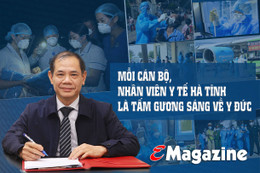 Mỗi cán bộ, nhân viên y tế Hà Tĩnh là tấm gương sáng về y đức