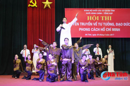 Sở Nội vụ nhất hội thi "Tuyên truyền tư tưởng, đạo đức, phong cách Hồ Chí Minh" khối Hành chính - Tổng hợp