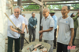 Hội CCB Nghi Xuân hỗ trợ hội viên 250 triệu đồng làm nhà