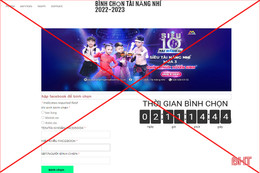 Cẩn thận trước bẫy lừa đảo bình chọn "Tài năng nhí”