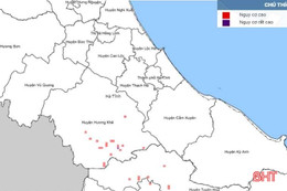 Cảnh báo lũ quét, lở đất ở một số địa bàn của Hà Tĩnh