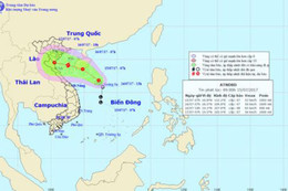 Áp thấp nhiệt đới đi vào Vịnh Bắc Bộ, có khả năng mạnh lên thành bão