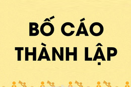 Bố cáo thành lập QTDND Liên Sơn (Hương Sơn)